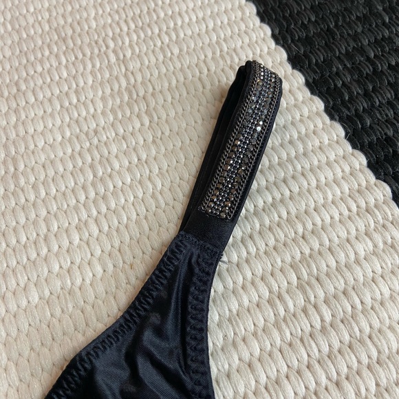 NWT Victorias Secret logo shine strap thong panty - Picture 3 of 8